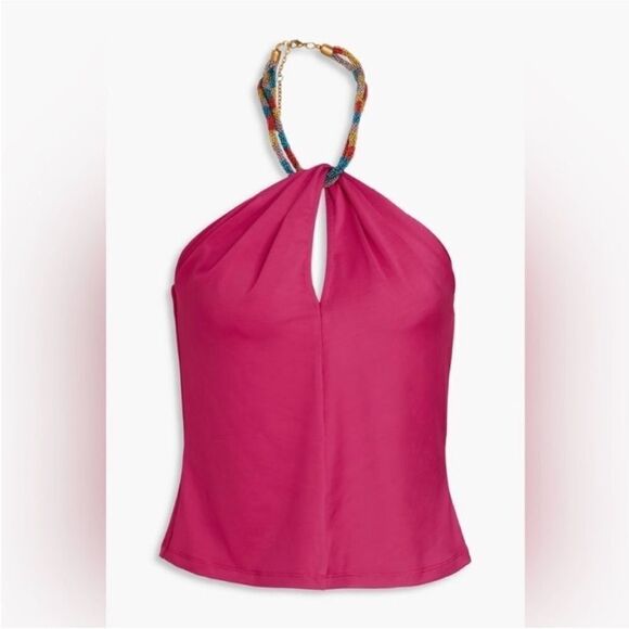 Veronica Beard NWT Akeeva Top in Fuchsia Size 0 - Picture 2 of 10
